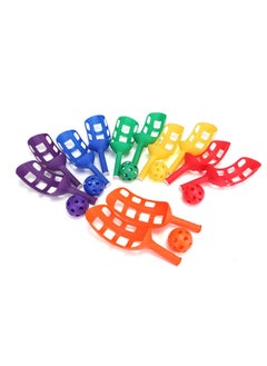 Generic Children's Throwing And Receiving Ball Sensor System Training Equipment Kindergarten Parent-child Outdoor Sports Receiving And Receiving Tao Tao Hand-eye Coordination Toys-Color:Orange 2 Beat 1 Ball  - Image 5