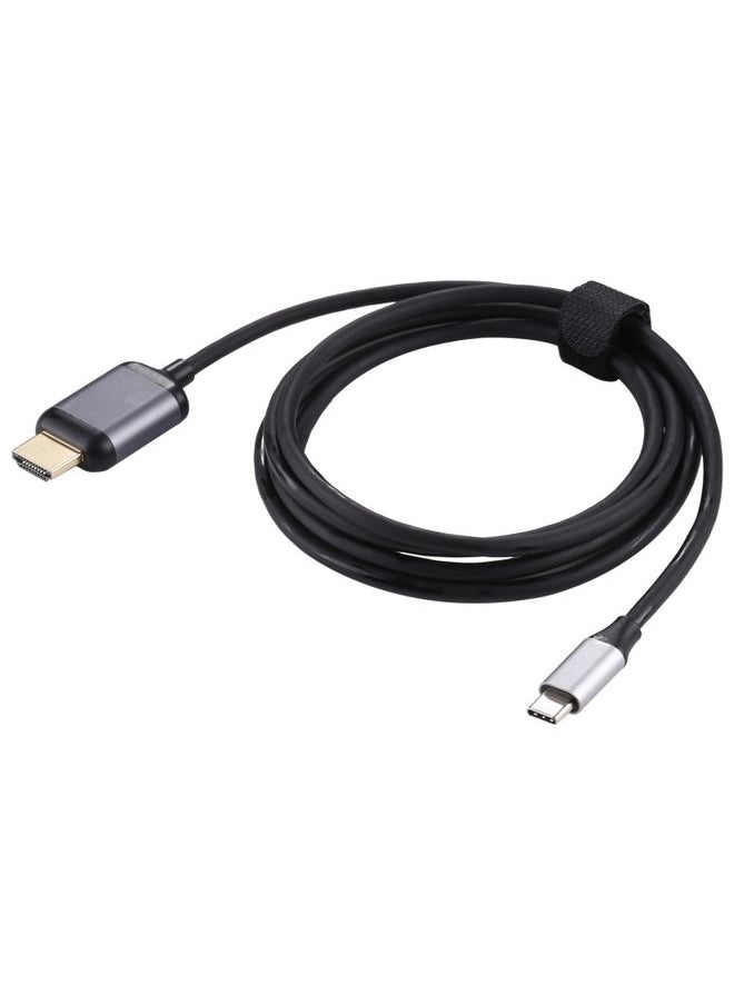 BURAQ 4K 60Hz Type-C / USB-C Male to HDMI Male Adapter Cable, Length: 1.8m  - Image 3
