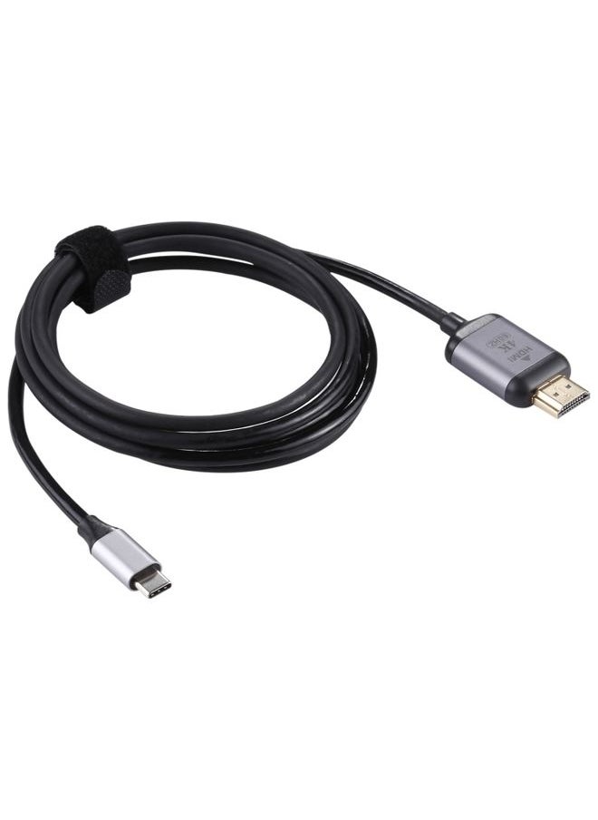 BURAQ 4K 60Hz Type-C / USB-C Male to HDMI Male Adapter Cable, Length: 1.8m  - Image 2