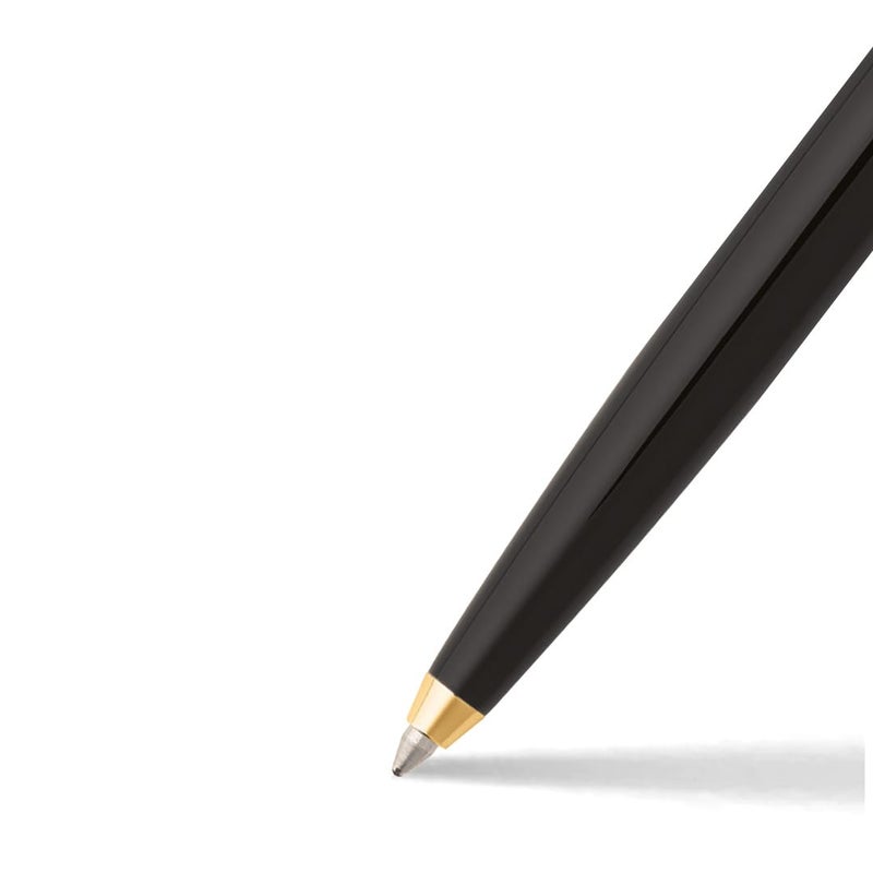 SHEAFFER Pen Sheaffer Sagaris E9475 Glossy Black Barrel With Chrome Cap And Gold Trims Bp - Image 4