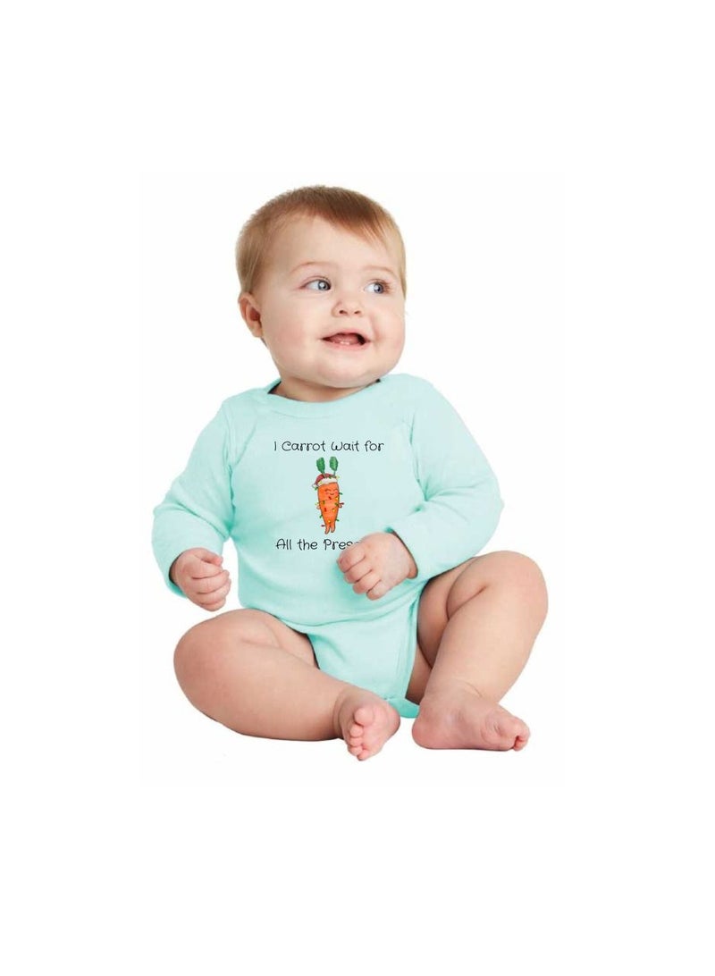 PRINTSHOP4ME Christmas Baby Romper Long Sleeve–Holiday Bodysuit With Festive Design–Perfect For Baby’s First Outfit–Bodysuit For Boys And Girls  - Image 2