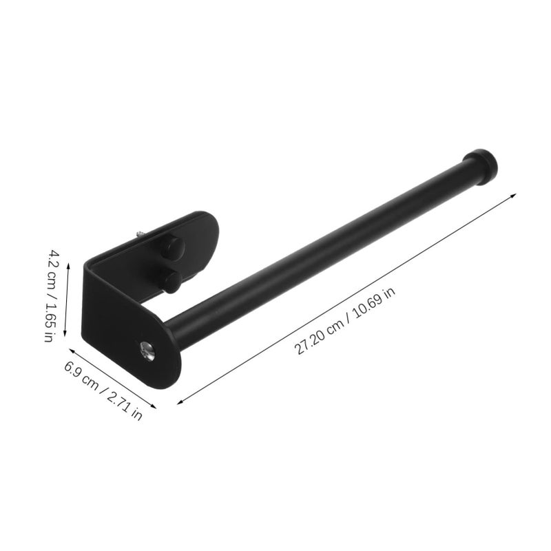 Wall Mounted Paper Towel Holder Stainless Steel Kitchen Bathroom Space Saving Rack - Image 3