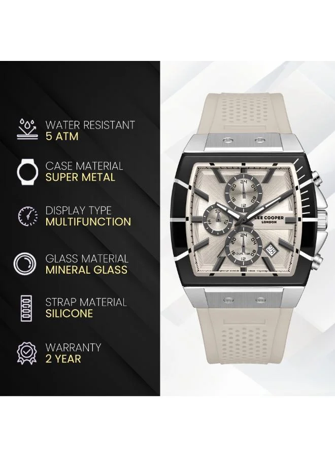 Lee Cooper  Men's Silicone MULTIFUNCTION Watch LC08399.366 - 41×49.5 mm for Men | Best Price UAE
