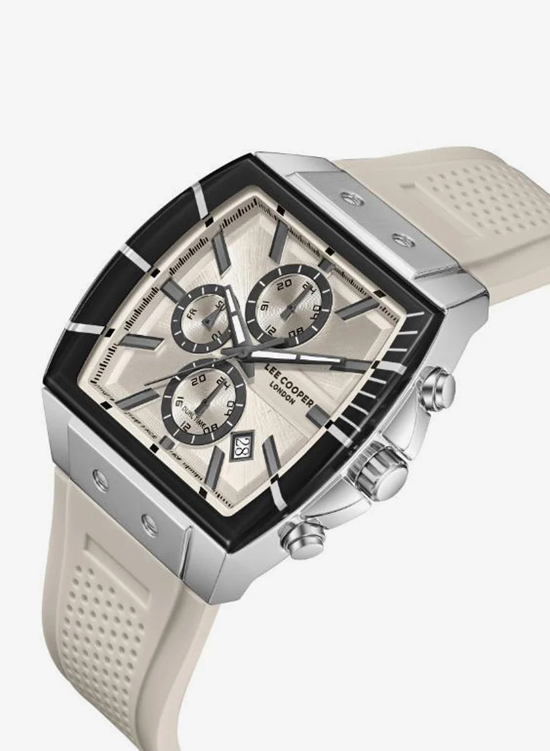 لي كوبر Men's Silicone MULTIFUNCTION Watch LC08399.366 - 41×49.5 mm