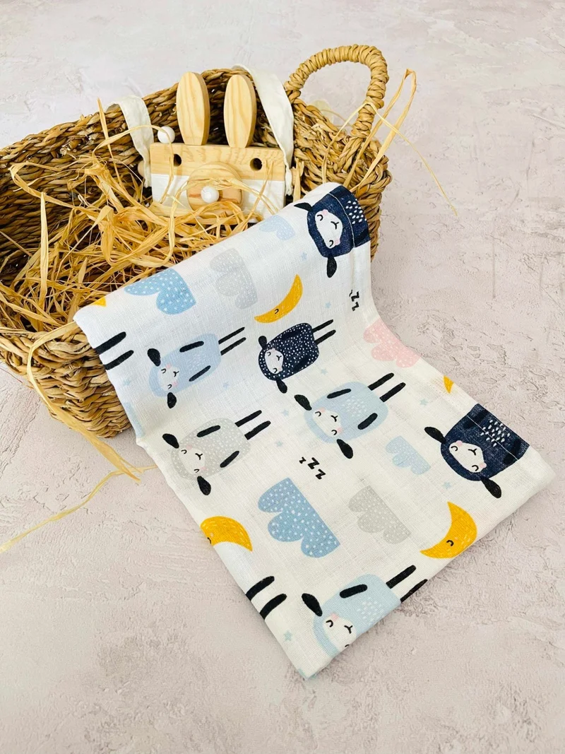 juniperus 3 Multi-Purpose Muslin Cloth Cover Blanket