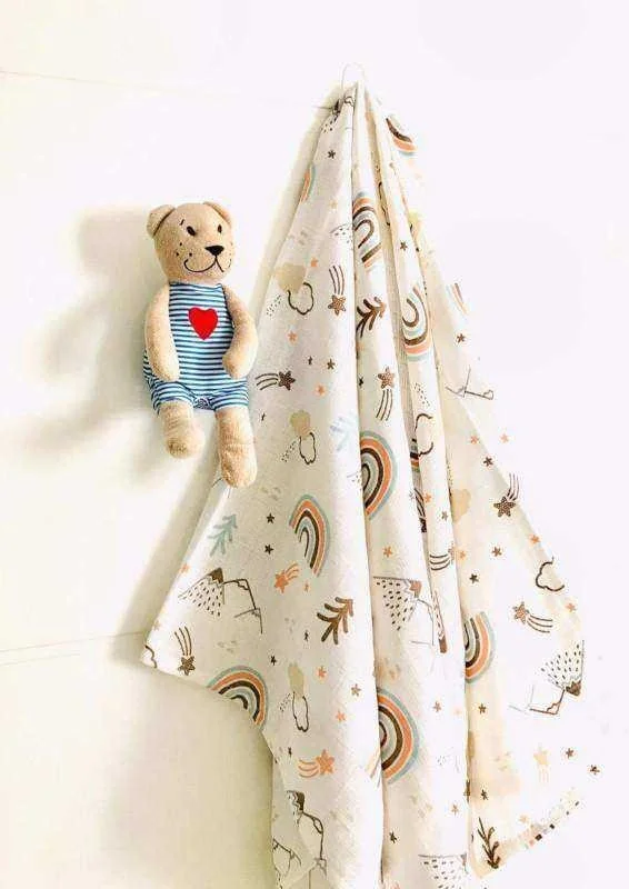 juniperus 3 Multi-Purpose Muslin Cloth Cover Blanket