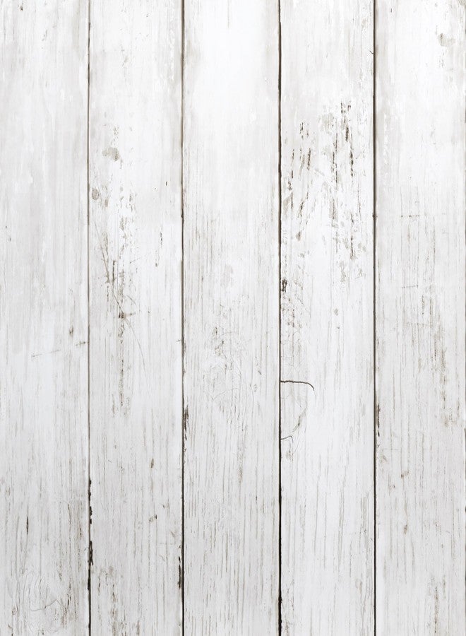 Abyssaly White Wood Shiplap Peel and Stick Wallpaper Farmhouse Wallpaper Self-Adhesive Removable Bulletin Board Wall Paper Peel and Stick Modern Wooden Grain Contact Paper 17.71" X 118" - Image 1