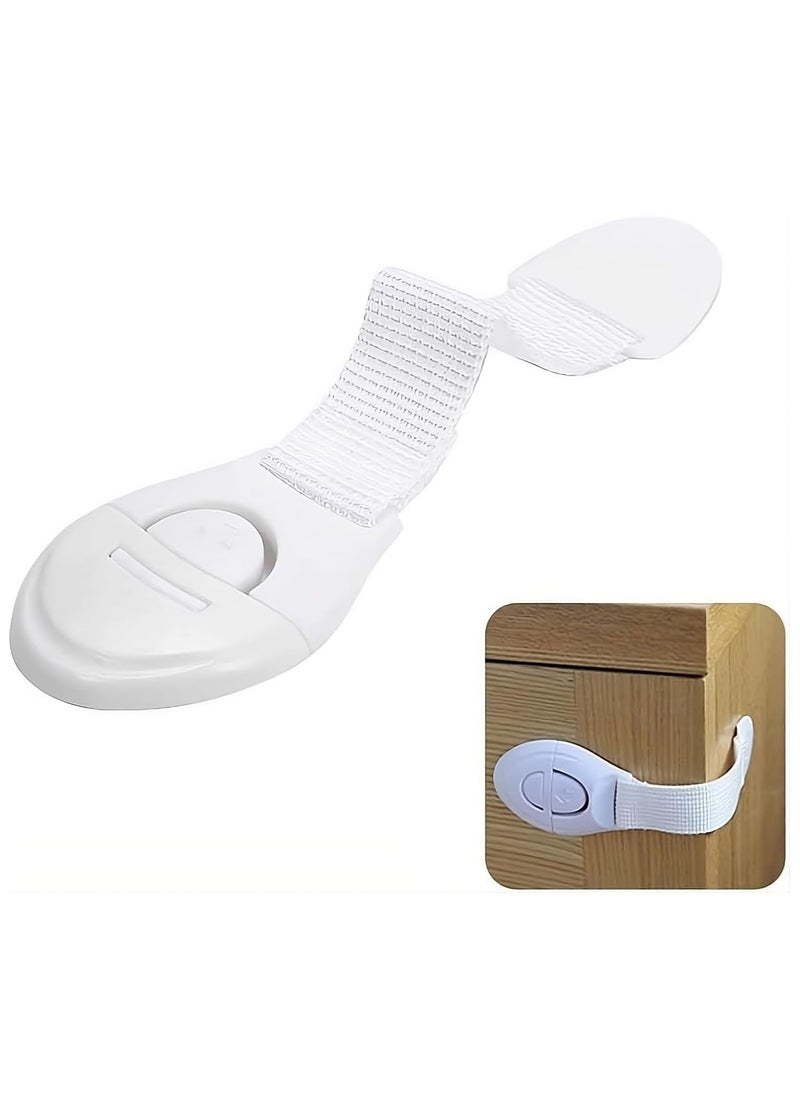 Plan A - Child Safety Lock, Multi-Use Child Safety Lock, Suitable for Cabinets, Drawers, Refrigerators, Windows, Strong Adhesive for Easy Installation, No Drilling, Child Safety Lock (20cm, 1pcs) - Image 1
