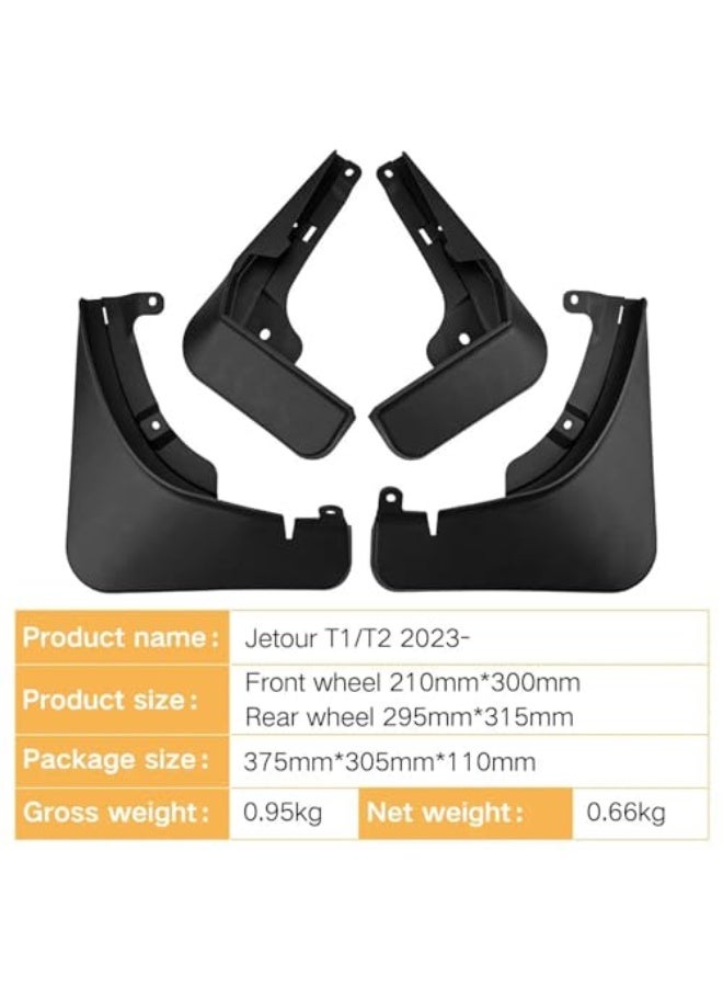 Generic Car mudguard decorative panel tire mudguard wheel hub mudguard Beautify car wheels auto parts For Jetour T1/T2 2023  - Image 4