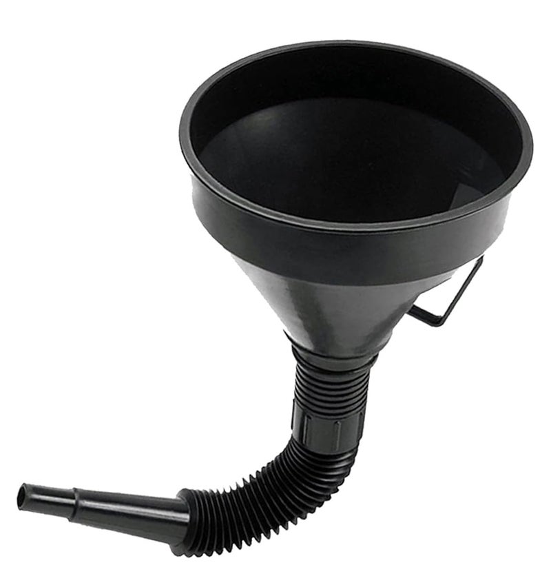 Inditrust 2 in 1 Plastic Funnel Can Spout for Oil | Water | Fuel | Petrol | Diesel | Gasoline for Cars | Bikes | Trucks - Image 1