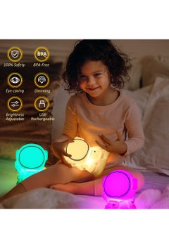 Astronaut Night Light, Dimmable Kids Night Lamp, Portable Silicone Spaceman Nursery Night Light, Touch Control Rechargeable Night Light for Nursery Children's Room Decoration and Kids Gift - pzsku/ZCA9778DF2C3E80BF151DZ/45/_/1717243811/7340a53b-a2da-4ec7-8cb2-9fd02cec8729