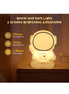 Astronaut Night Light, Dimmable Kids Night Lamp, Portable Silicone Spaceman Nursery Night Light, Touch Control Rechargeable Night Light for Nursery Children's Room Decoration and Kids Gift - pzsku/ZCA9778DF2C3E80BF151DZ/45/_/1717243813/2c43d81b-7b12-407a-9a2a-556f9e198783