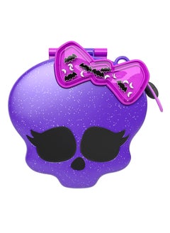 Polly Pocket Monster High Playset with 3 Micro Dolls & 10 Accessories, Opens to High School, Collectible Travel Toy with Storage  - Image 5