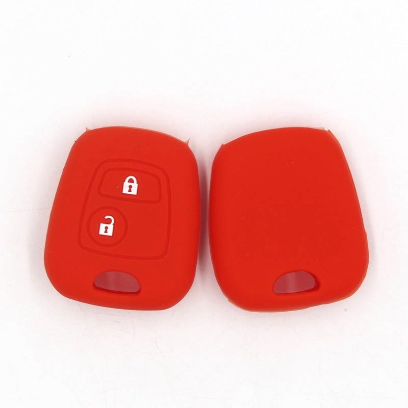 Suitable For Renault Straight Plate 2 Key Luminous Environmental Protection Silicone Car Key Case Protective Cover Manufacturers Without Car Logo - Image 5