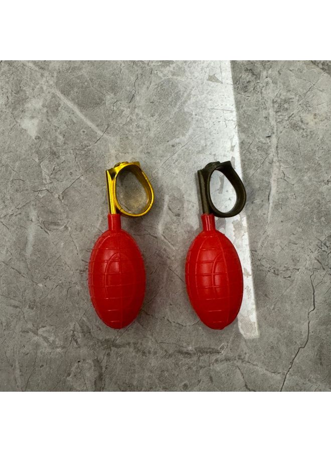 Magic Ring Water Spray Strange Magic Toy Game Props Hidden Water Spray Ring No Pick Hand Spiny Water Ring-color:red (gold)  - Image 3