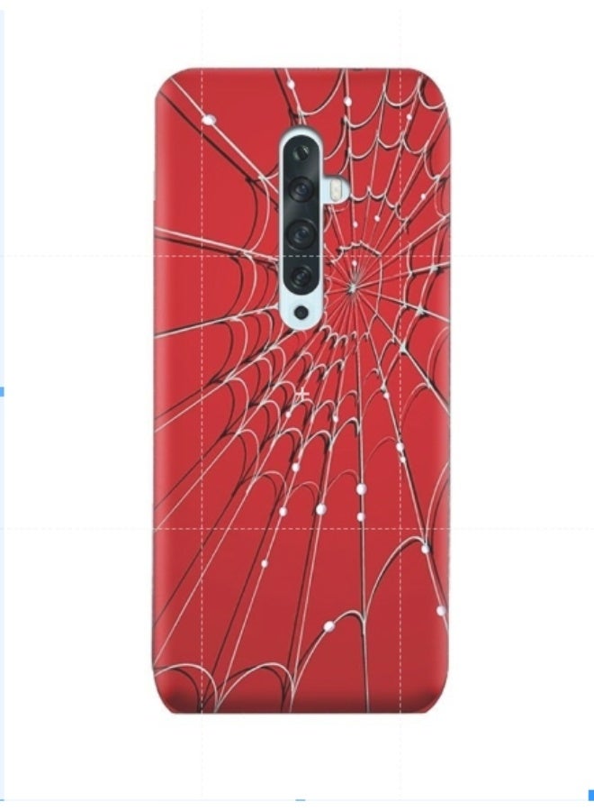 إيه إم سي ديزاين غطاء حماية واق لهاتف أوبو رينو 2 F أحمر