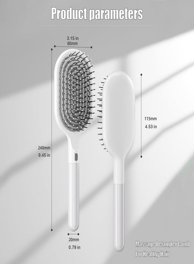 وينك فرشاة فك تشابك الشعر من وينك بشعيرات ناعمة - ظهر مُهوى لتجفيف سريع - لطيفة على الشعر الكثيف والمجعد والخشن، سواء كان رطبًا أو جافًا - للنساء والرجال والمراهقين - Image 5