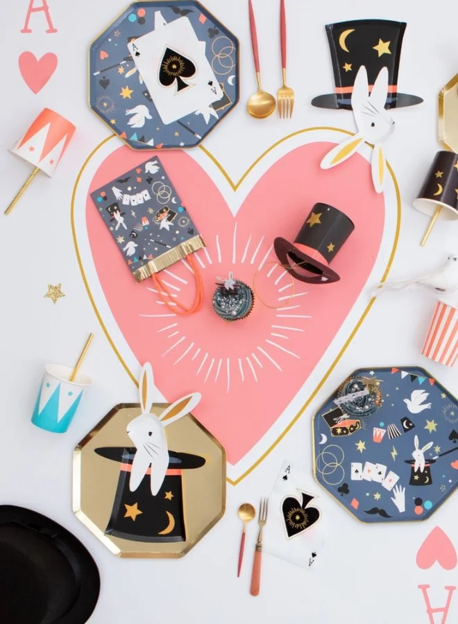 Meri Meri Bunny In Hat Shaped Plates