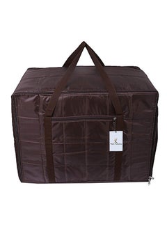 Kuber Industries Kuber Industries Parachute Jumbo Attachi Bag Travel Handbag Storage Carrying Bag, Blanket Cover, Duffle, Travel Multi-Purpose Bag CTKTC034657 (Brown)  - Image 4