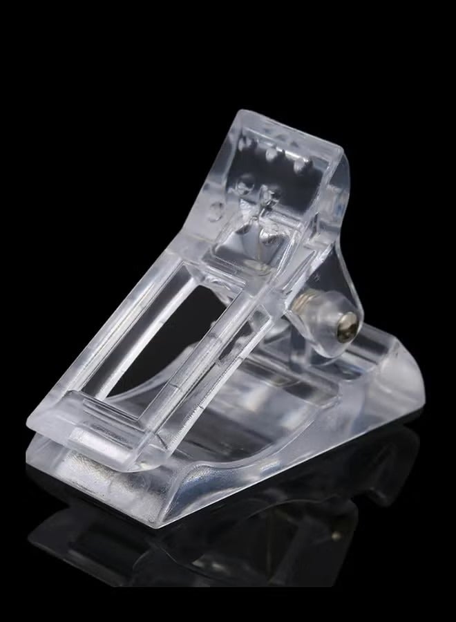 10 Piece Transparent Nail Gel Quick Building Nail Tip Clips Transparent - Image 3