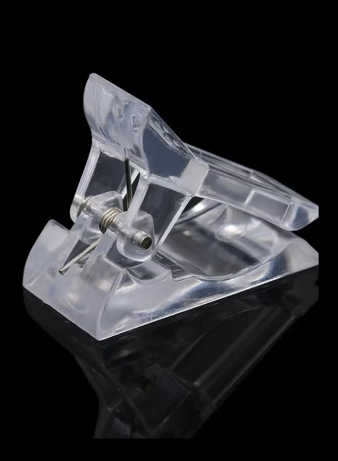 10 Piece Transparent Nail Gel Quick Building Nail Tip Clips Transparent - Image 5