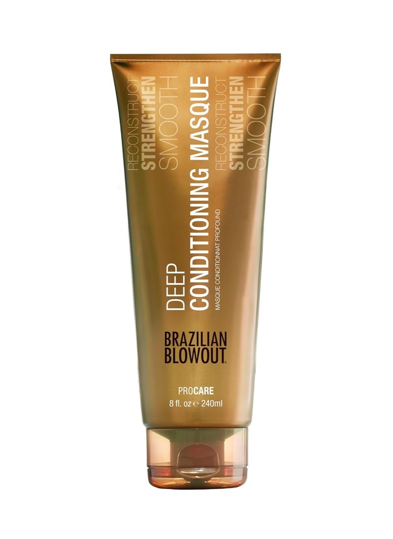 Brazilian Blowout Brazilian Blowout Deep Conditioning Masque,8 Fl Oz (Pack of 1)  - Image 1