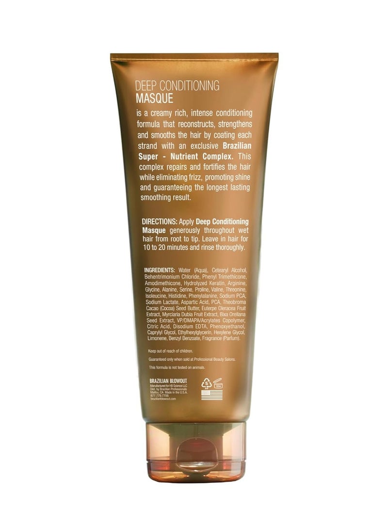 Brazilian Blowout Brazilian Blowout Deep Conditioning Masque,8 Fl Oz (Pack of 1)  - Image 3