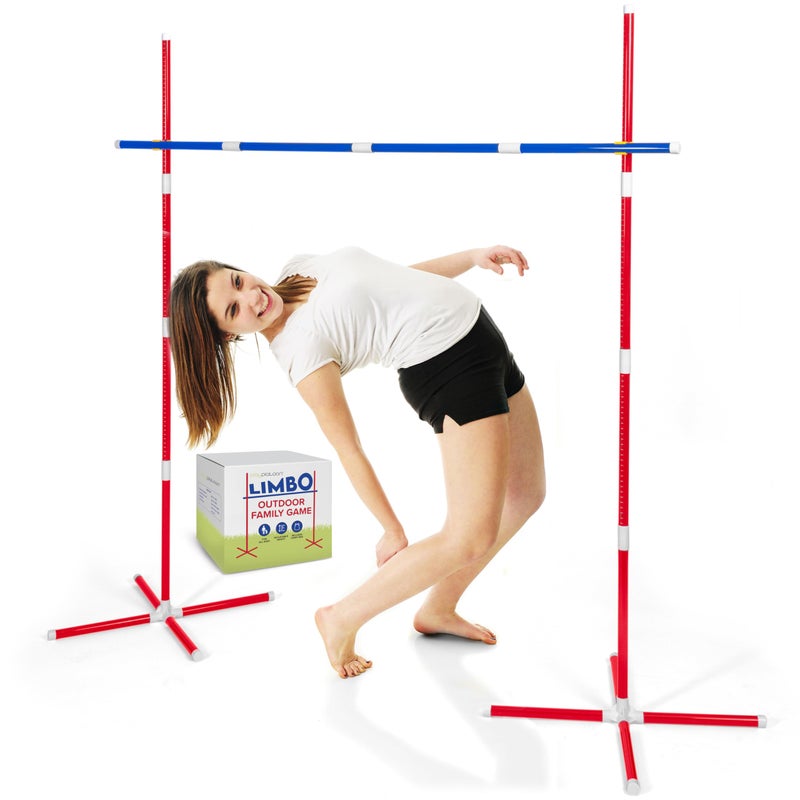 Play Platoon Limbo Game for Kids Adults Limbo Stick Set Yard Game Great for Luau Party Beach Party and BBQ Easy to Set Up and Play Anywhere - Image 2