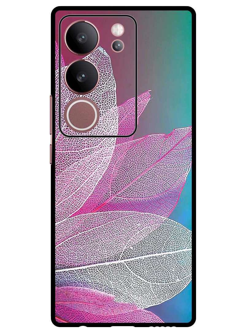 Theodor Protective Case Anti Scratch Shock Proof Bumper Cover For Vivo V29 - V29 Pro Leaf Colorful - Image 1