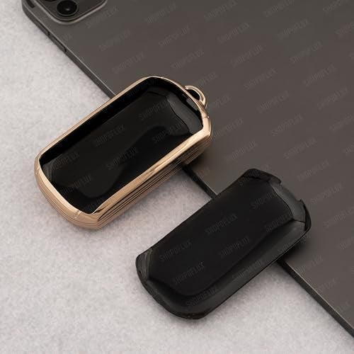 SHOPOFLUX TPU Key Cover Compatible with Tata Curvv | Curvv EV Electric | Sierra | Safari | Harrier 4 Button Smart Key Only (Black) - Image 5