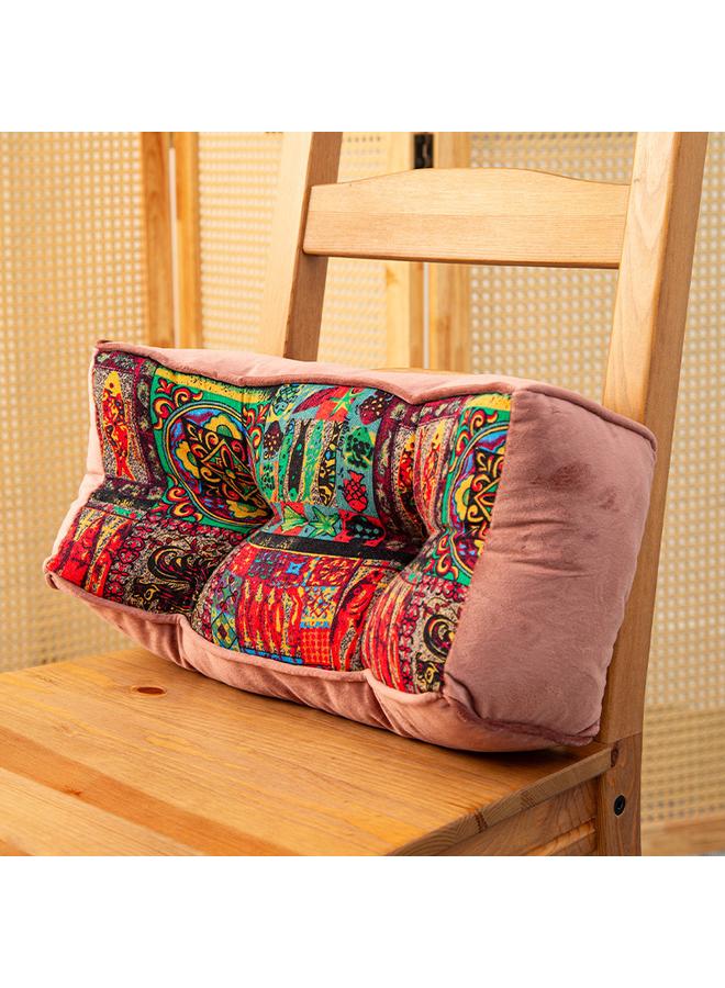Bluejw Waist Pillow Back Rectangular Waist Protection Back Cushion Sedentary Not Tired Stitching Special-shaped Pillow Pillow Personalized Core Pillow  - Image 1