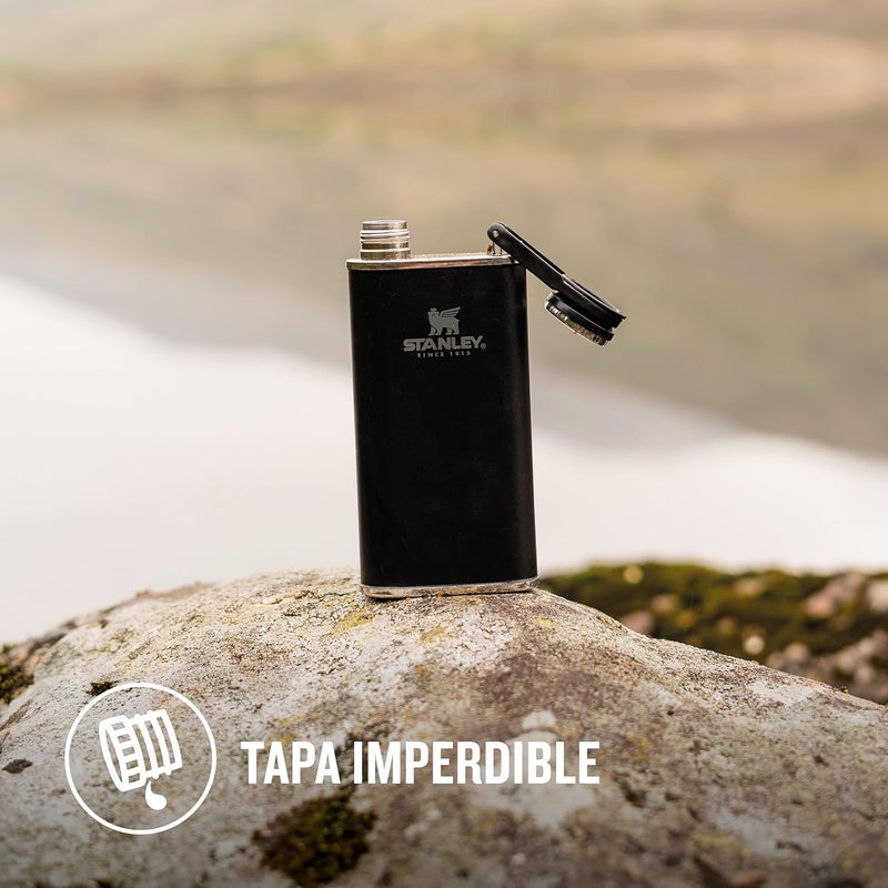 Stanley Classic Flask, 236 ml, Matte Black - Image 4