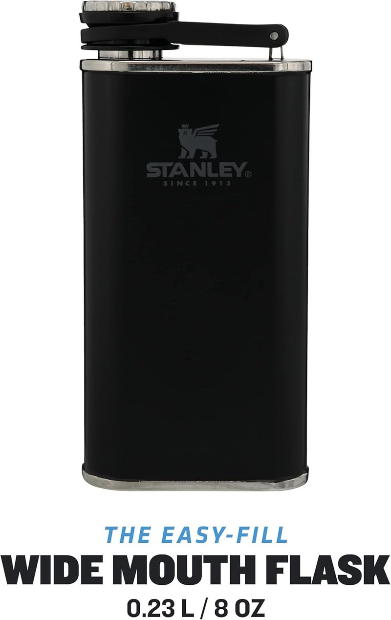 Stanley Classic Flask, 236 ml, Matte Black - Image 2