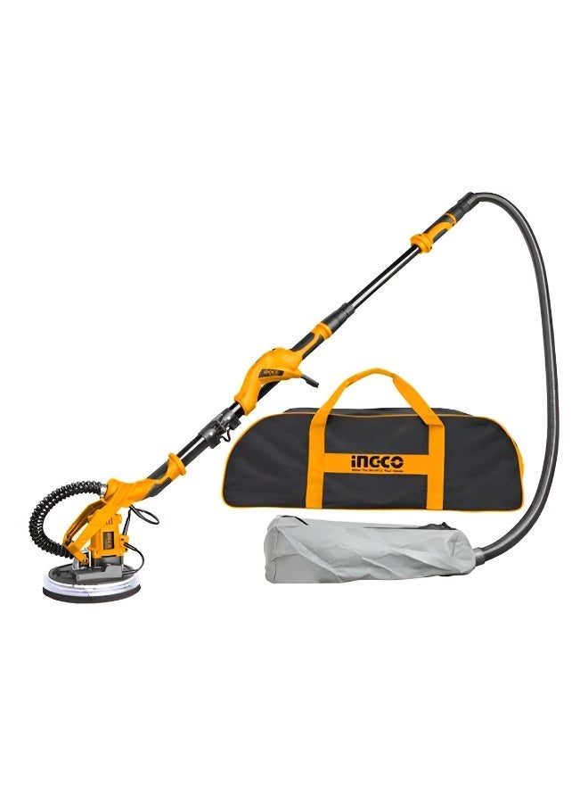 INGCO 1050W Drywall Sander | 600–2600 RPM Variable Speed | 215mm Grinding Pad | 225mm Sanding Paper | Integrated Work Light | 12 Sandpapers & Dust Bag - Image 1