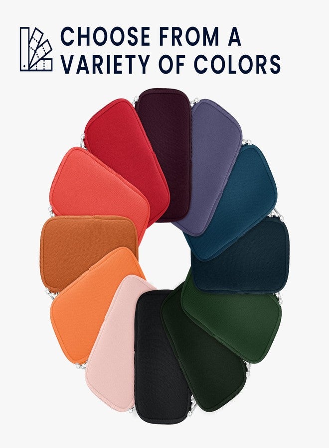 kwmobile Neoprene Phone Pouch Size XXL - 7" - Universal Cell Sleeve Mobile Bag with Zipper, Wrist Strap - Baltic Blue - Image 2