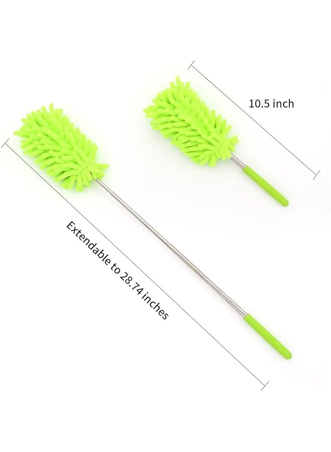 erorex 3 Pack Microfiber Duster, MCOMCE Microfiber Hand Duster Washable Microfibre Cleaning Tool Extendable Dusters for Cleaning Office, Car, Computer, Air Condition, Washable Duster - Image 4