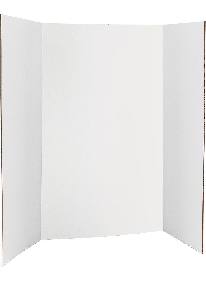 BPA Trifold Poster Board 36" x 48" White Presentation Board Science Fair Display Boards - for School, Fun Projects and Business Presentations - Image 1