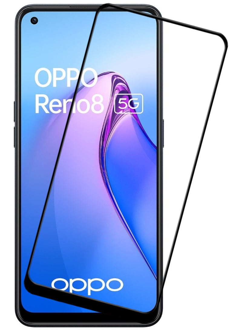 ACLIX Antistatic ESD Dustproof Premium Quality High Definition Tempered Glass Screen Protector Designed For Oppo Reno8 - Image 1