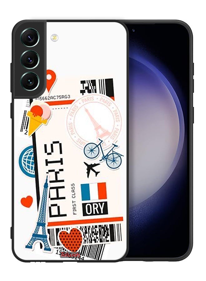 Tolwak Samsung Galaxy S21 FE 5G Protective Case Cover Paris Sticker - Image 2