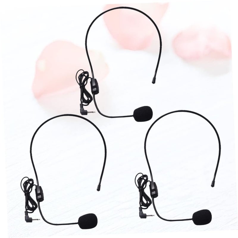 3 Pcs Wired Microphone Headset for Voice Amplifier with Speaker Loud and Clear - Image 3