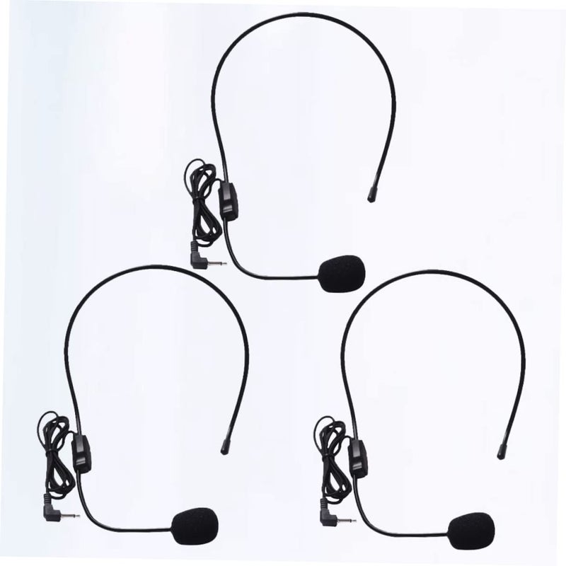 3 Pcs Wired Microphone Headset for Voice Amplifier with Speaker Loud and Clear - Image 5