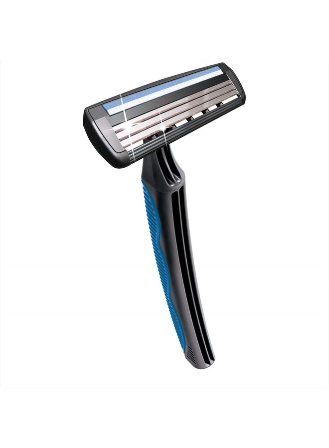 Bic Comfort 3 Men's 3-Blade Disposable Shaving Razor, Individually Wrapped Men's Razors, 36 Count(pack of 1) - Image 4