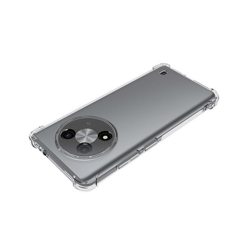 HuHa Case Cover For ZTE Blade A73 5G Shockproof Non-slip Thickening TPU Phone Case(Transparent) - Image 4