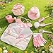 ROBUD Kid Gardening Set Wooden Garden Tool for Kid Garden Tool Kit with Tool Storage Bag Apron Gloves Montessori Toys for Kids to be Closed to Nature WRP51 - Image 4