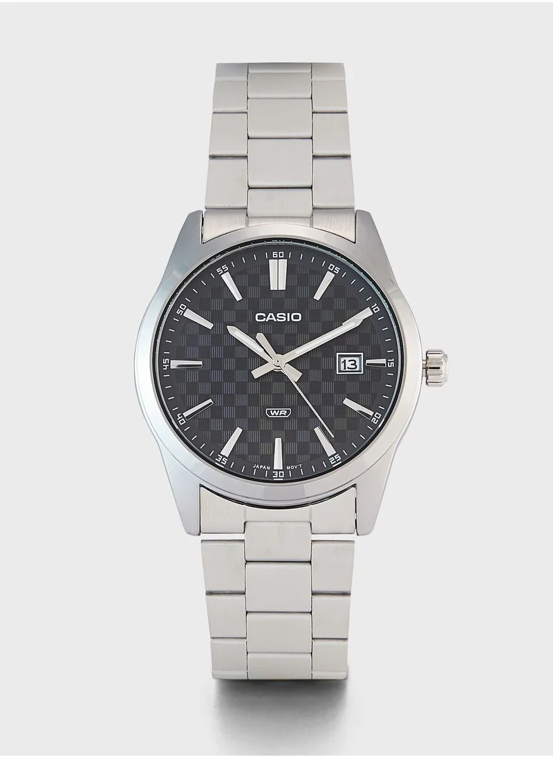 CASIO Mtp-Vd03D-1Audf Enticer Analog Watch