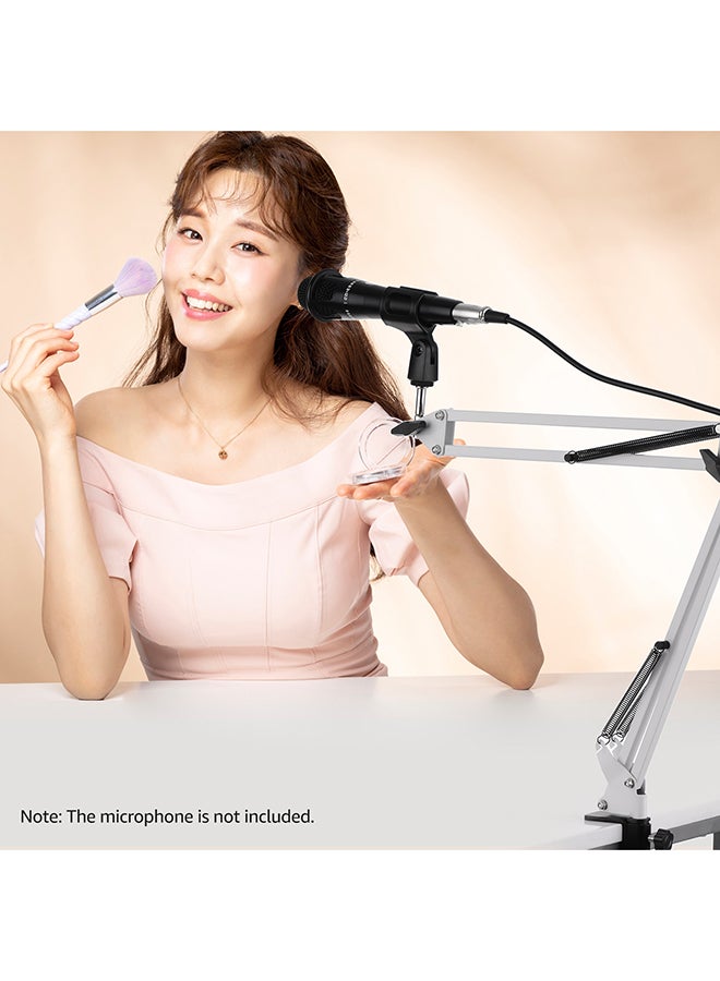 Alyashmac Extendable Arm Microphone Holder With Clip - Image 2