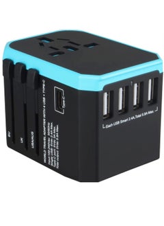 KASTWAVE Travel Adapter International Universal Travel Plug Adapter Fast Wall Charging AC Socket International Power Adapter with 5.6A Smart Power and 3.0A USB Type C for over 175 Countries  - Image 1