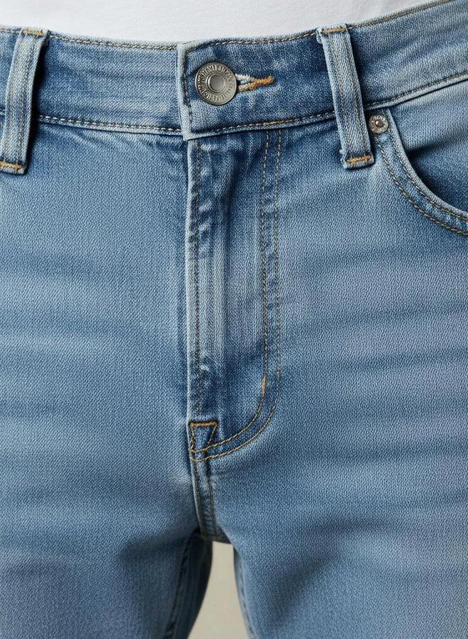 Splash FAV  Men Tapered Fit Flexi Waist Jeans for Men | Best Price UAE