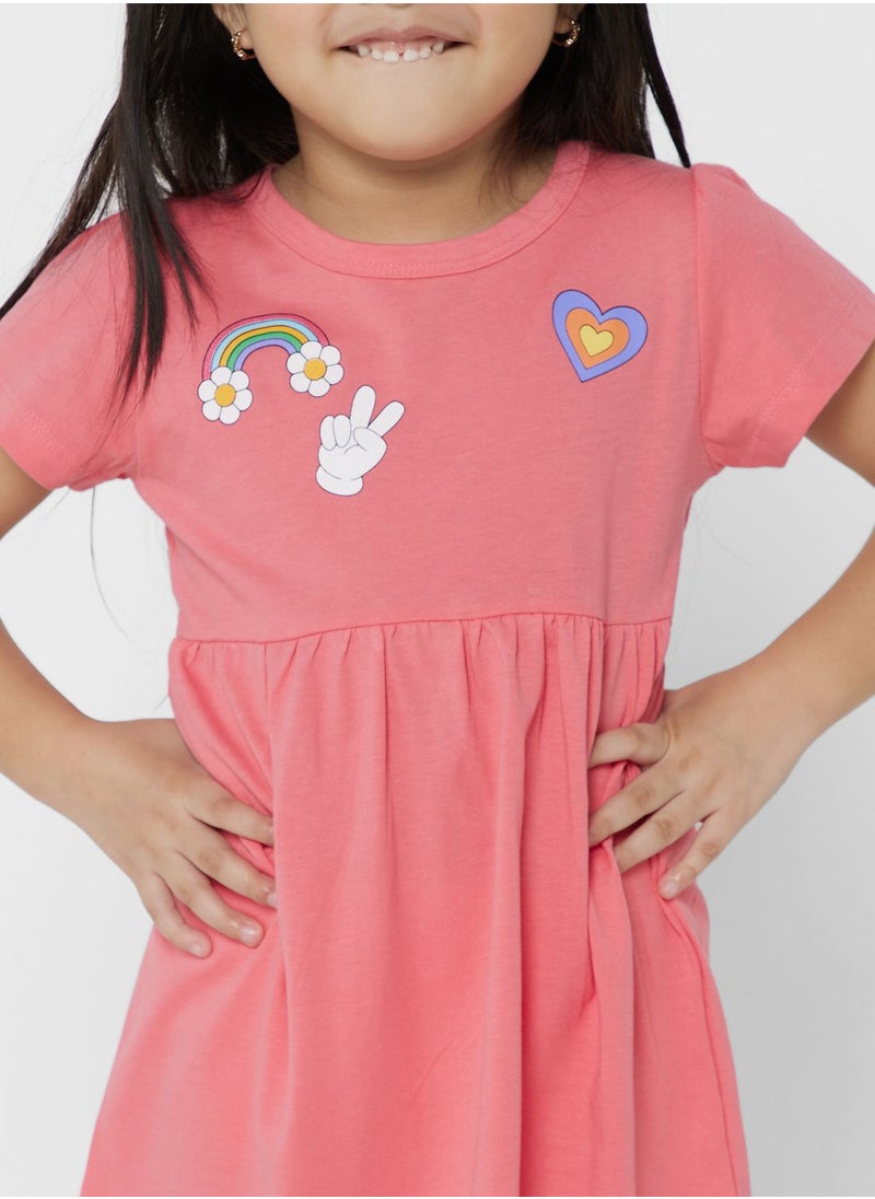Pinata - Daywear Dress With Printed Motif - Image 1
