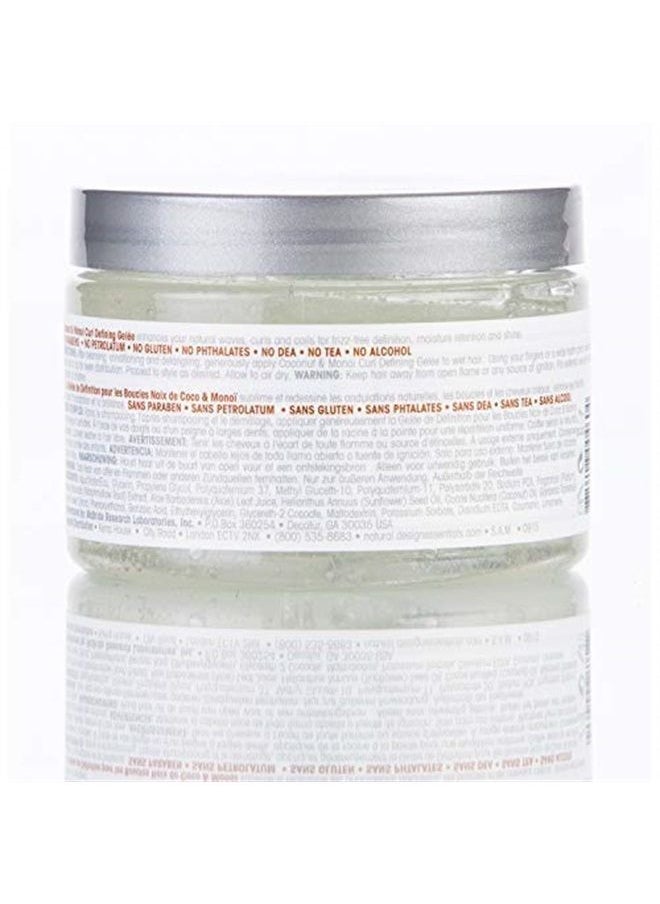 Design Essentials Natural Coconut & Monoi Curl Defining Gelee, with Sunflower, Marshmallow Root & Aloe, 12 Ounce  - Image 2